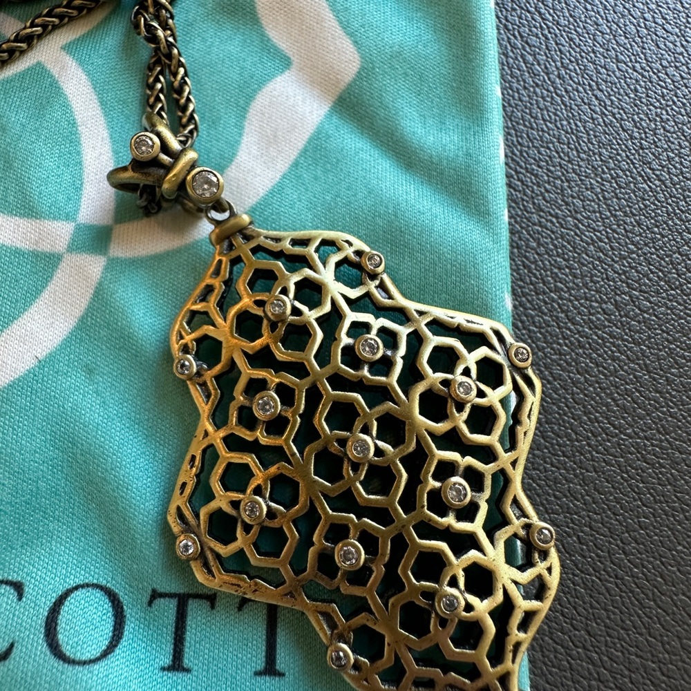 Kendra Scott Gold Geometric Necklace